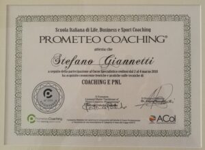 Diploma Corso Coaching e P.N.L.